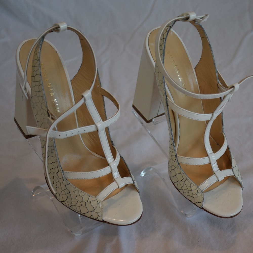 Eugenia Kim Strappy Sandals with Block Heels